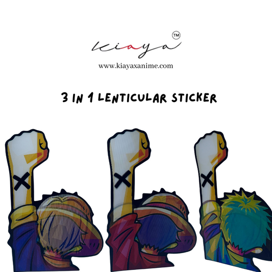 One Piece - 3D Motion Car Sticker