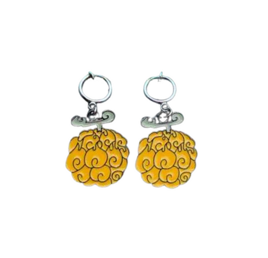 Devil Fruit Earrings - Mera mera no mi