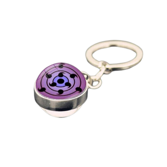 Rinnegan Glass Keychain
