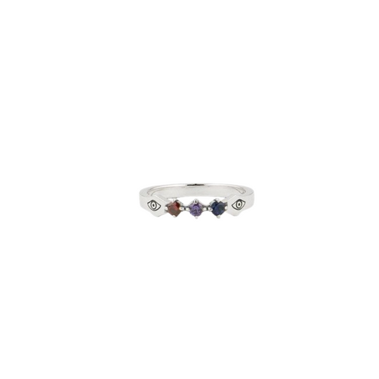 Gojo Satoru Ring (3 Stone) - Jujutsu Kaisen (Adjustable)