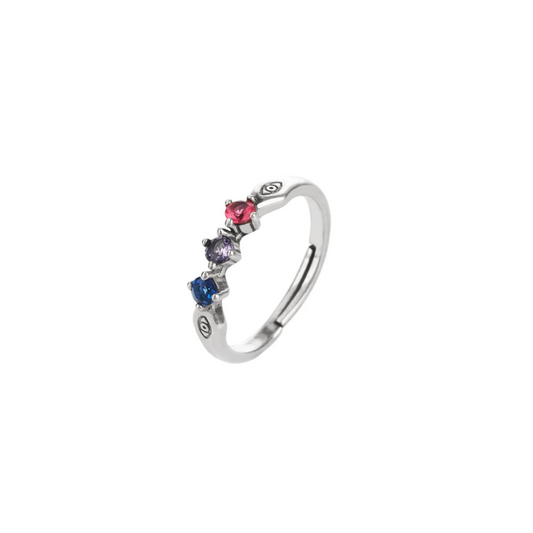 Gojo Satoru Ring (3 Stone) - Jujutsu Kaisen (Adjustable)