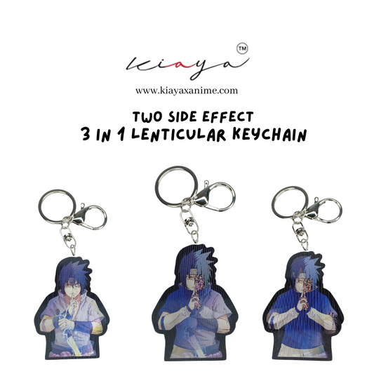 Sasuke uchiha 3D motion keychain