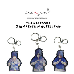 Sasuke uchiha 3D motion keychain