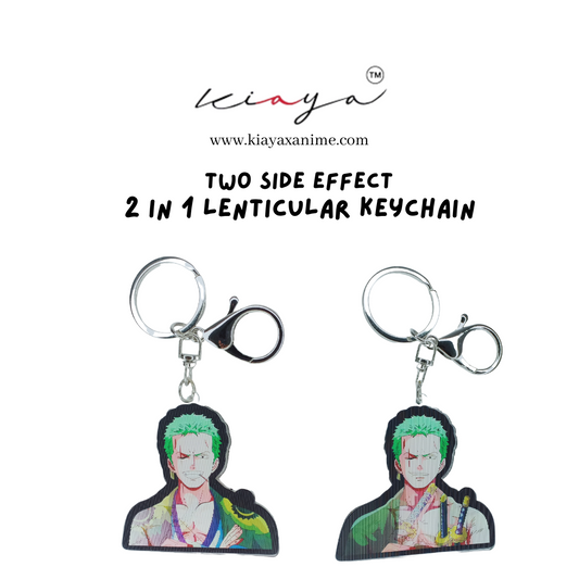 Zoro 3D motion keychain