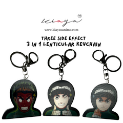 Rock Lee 3D motion keychain