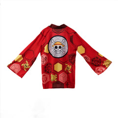 Luffy Kimono + Boa Wanted Necklace