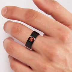 Stainless Sasuke Ring black