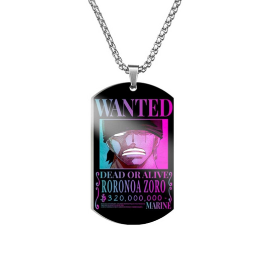 Zoro + Robin Wanted Necklace