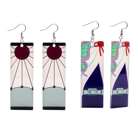 Tanjiro + Kanao Earrings