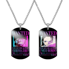 Zoro + Robin Wanted Necklace