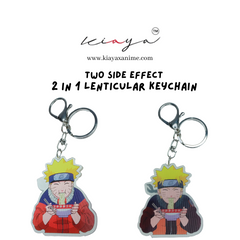 Naruto ramen 3D motion keychain