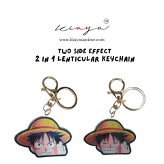 Monkey D Luffy 3D motion keychain