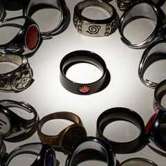 Stainless Akatsuki Ring Black