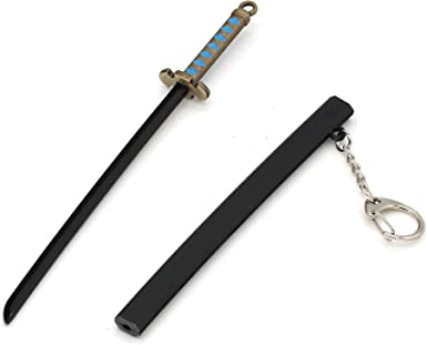 Kamado Tanjiro Katana Keychain (Blue)