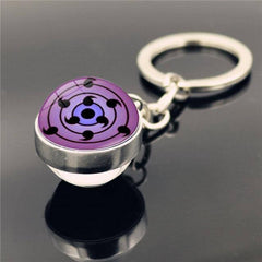 Rinnegan Glass Keychain