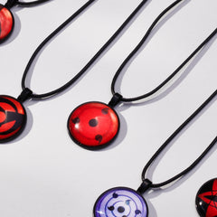 Itachi+ Sharingan Necklace Pack (Black)